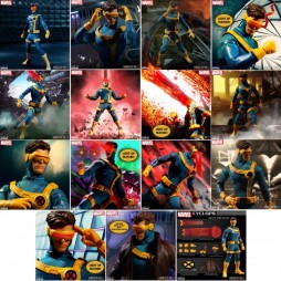 Mezco Toys - One Twelve Collective - Marvel Comics - X-Men Classic Comic Version - Cyclops - Action Figure - Cloth Versi