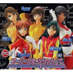 Go Nagai Heroines Bandai HGIF - Gashapon Figure Set - Complete 5 Figure Set