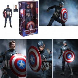 Marvel Comics - Captain America - Capitan America - Civil War - 1/4 scale - Action Figure - Neca