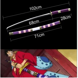 One Piece - Katana - 1/1 Scale - Luffy - Nidai Kitetsu
