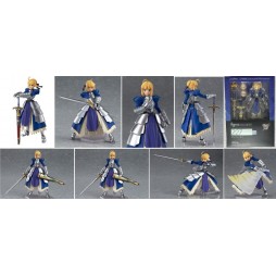 Figma - P.N. 227 - Fate Stay Night - Saber Ver. 2.0 With Sword Effect Parts 14 cm Masaki Apsy Action Figure