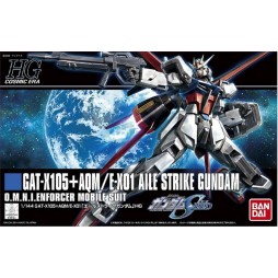 HG Universal Century 171 - HGUC - GAT-X105+AQM/E-X01 Aile Strike Gundam O.M.N.I. Enforcer Mobile Suit 1/144