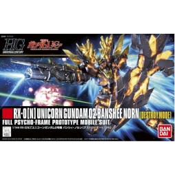 HG Universal Century 175 - HGUC - RX-0(N) Unicorn Gundam 02 Banshee Norn (Destroy Mode) Full Psucho Frame Prototype Mobi