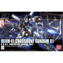 HG Universal Century 187 - HGUC - XM-X1 Crossbone Gundam X1 S.N.R.I. Prototype Mobile Suit 1/144