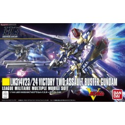 HG Universal Century 189 - HGUC - LM314V23/24 V2 Assault-Buster Gundam League Militaire Multiple Mobile Suit 1/144
