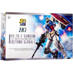 HG Gundam HG RX-78-2 Gundam (Beyond Global) E.F.S.F. Prototype Close-Combat Mobile Suit (Beyond Global Ver.) 40th Anniv.
