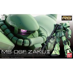 RG Real Grade - 04 MS-06F Zaku II Principality of Zeon Mass Productive Mobile Suit 1/144