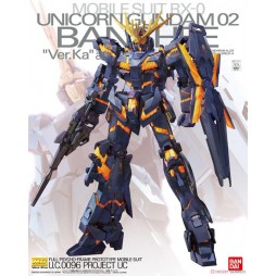 MG Master Grade 201 - Ver.KA - Rx-0 Unicorn Gundam 02 Banshee Full Psycho Frame Prototype Mobile Suit U.C. 0096 Project 