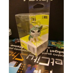 Sweet Private Savings - Luminous Mini Headphone Dust Plug - Curious Cat Mini Figure 4 cm