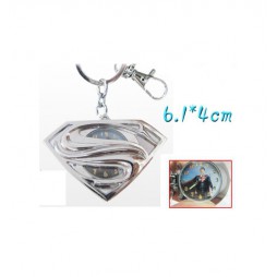 Dc Comics - Keyring - 2D Metal + Clock - Superman Logo