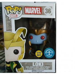 POP! Marvel 036 Loki Frost Giant Underground Toys Limited Glow In The Dark Version Vinyl Bobble-Head Figure
