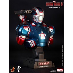Iron Man 3 - Hot Toys - 1:4 Size - Iron Patriot - BUST