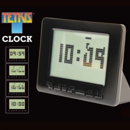Video Games - Tetris - Animated LCD Alarm Clock - Tetris
