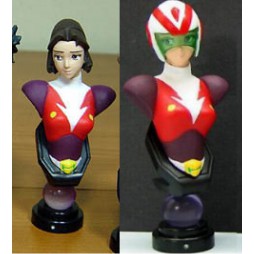 Dynamic Heroines Block - Trading Figure Blind Box Bust SET - 05 UFO Robot Grendizer Goldrake - Venusia Makiba Hikaru