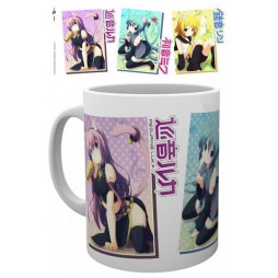 Vocaloid - Hatsune Miku - Tazza - Mug Cup - Neko Luka, Miku & Rin