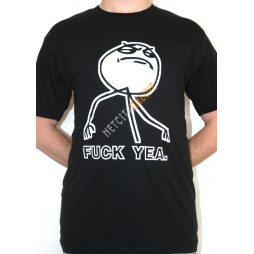 Facebook Memes - Fuck Yeah Black - T-shirt EXTRA LARGE