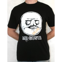 Facebook Memes - Me Gusta Black - T-shirt EXTRA LARGE