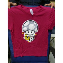 Nintendo - Super Mario - Power Up Rosso Porpora - T-shirt Donna EXTRA EXTRA LARGE