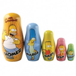 The Simpsons - Gift Set - Matrjoska Homer Marge Bart Lisa Maggie -AbyStyle