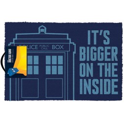 Doctor Who - Doormat - Zerbino - Tardis - It\'s Bigger on The Inside - Pyramid