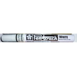 Marker - Pen-Touch - Medium 2.0 mm - SAKURA  (White)