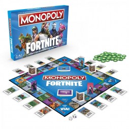 Monopoly: Fortnite Edition - Gioco di Società UFFICIALE In ITALIANO