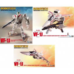 Robotech - Macross - Super Veritech Armor - Rick Hunter\'s VF-1J - 1/100 Scale - Micronian Pilot Collection Ver. Toynami